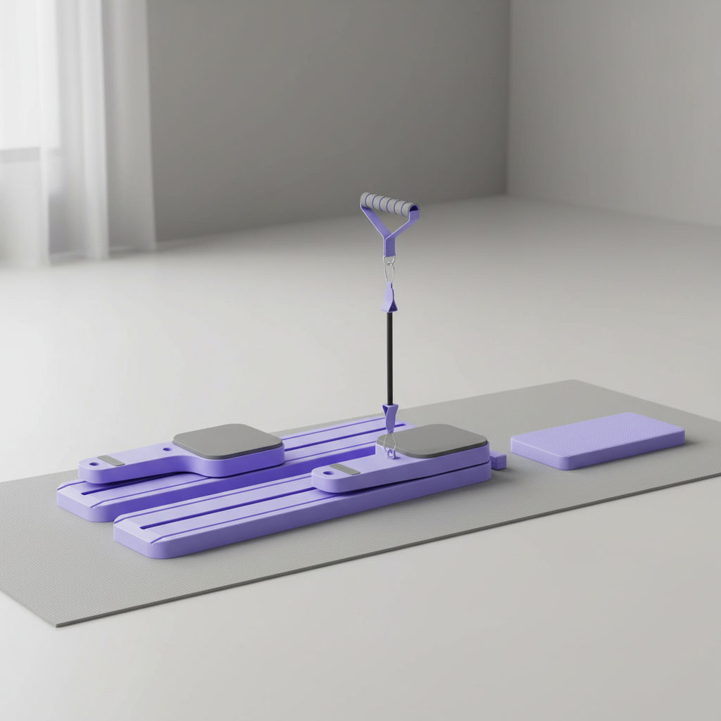 Transform Your Home Workout with the Ultimate 7-in-1 Pilates Reformer Board – Compact, Adjustable, and Perfect for All Fitness Levels!